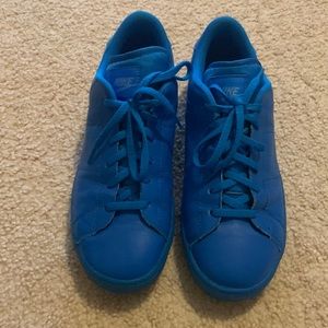Nike Blue Lace Up Tennis Classic Premium Low Top Size 7 Youth